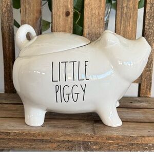 Rae Dunn LITTLE PIGGY Canister